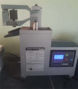 Mould Sand Compression and Tensile Strength Testing